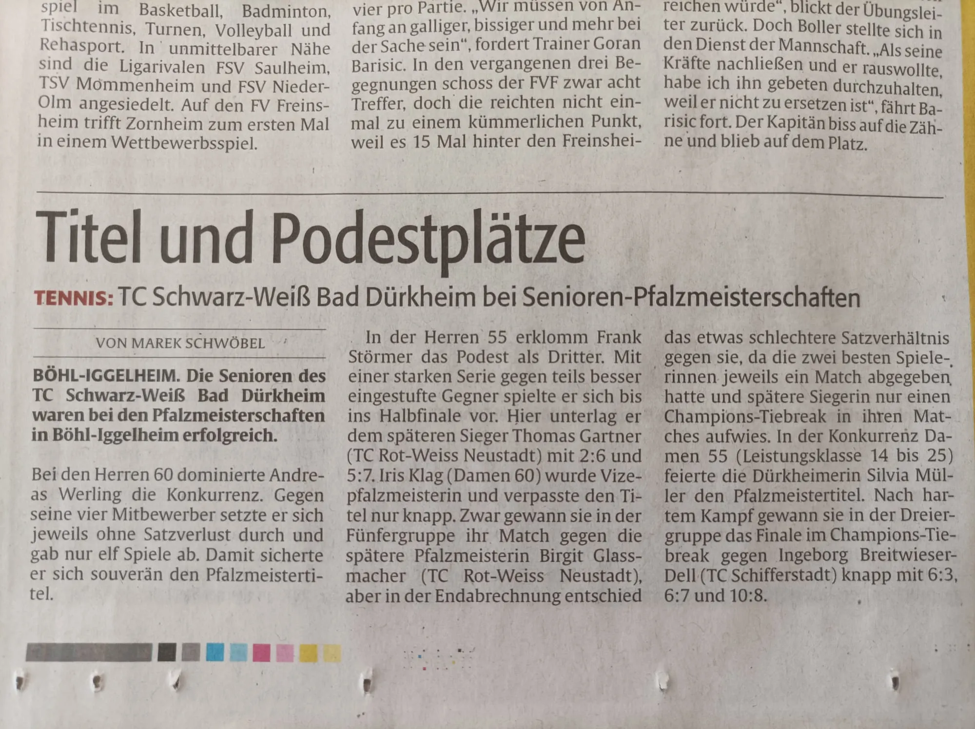 Ergebnisse Pfalz-Meisterschaften